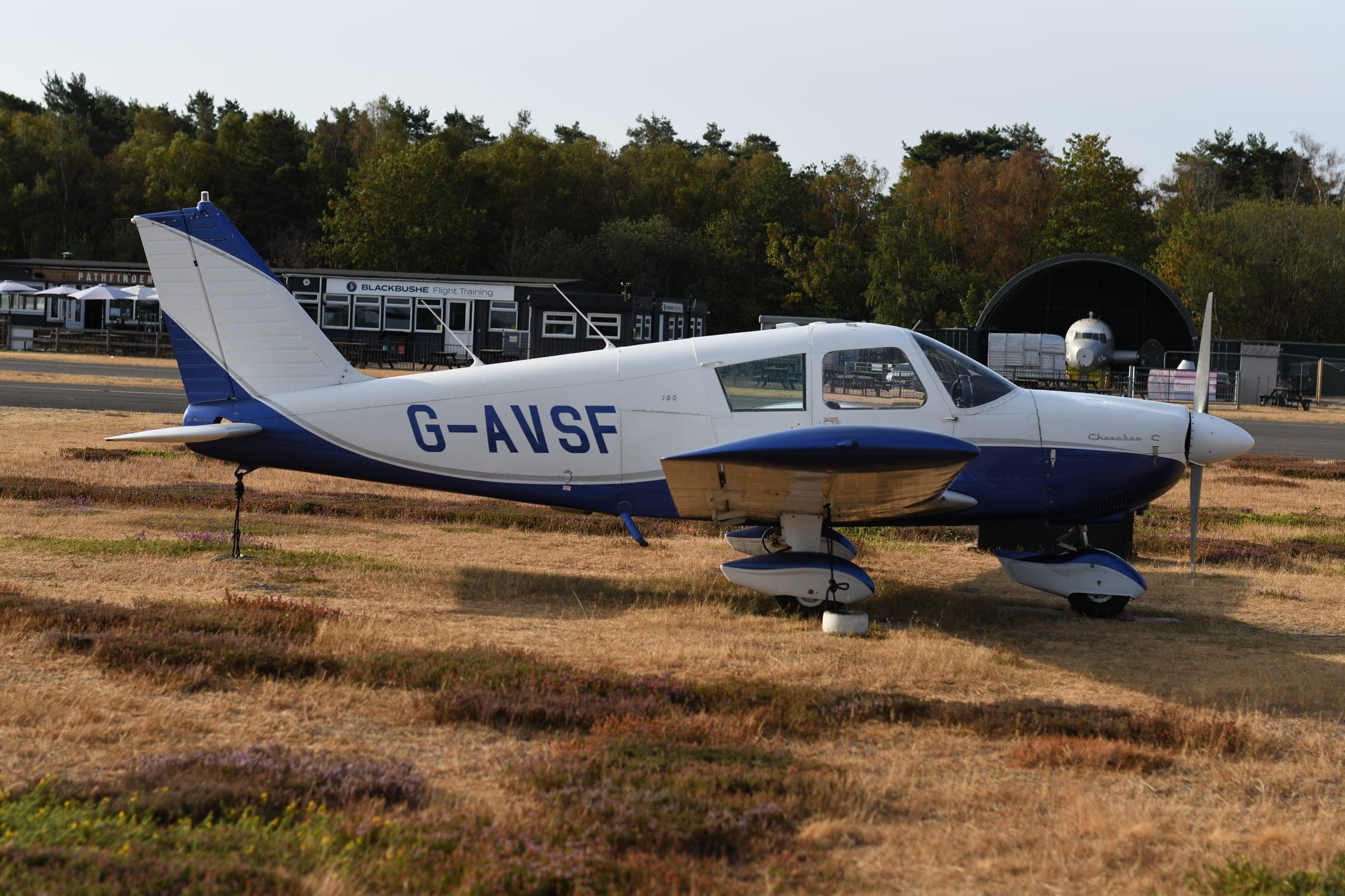 Aircraft on the Blackbushe apron